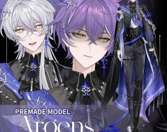 Argens /Premade Vtuber Model/Fully Rigged 15 exp