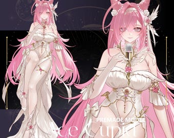 Ace Cupid/Premade Vtuber Model/Fully Rigged 20+exp/5 Outfits