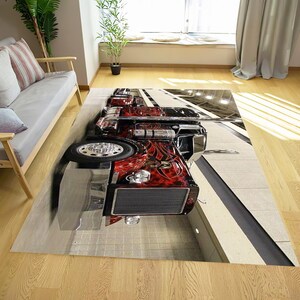 Amerıcan Tırları Halısı, En Hızlı Kamyonlar, Guclu Tırlar, Kırmızı Tır Halısı