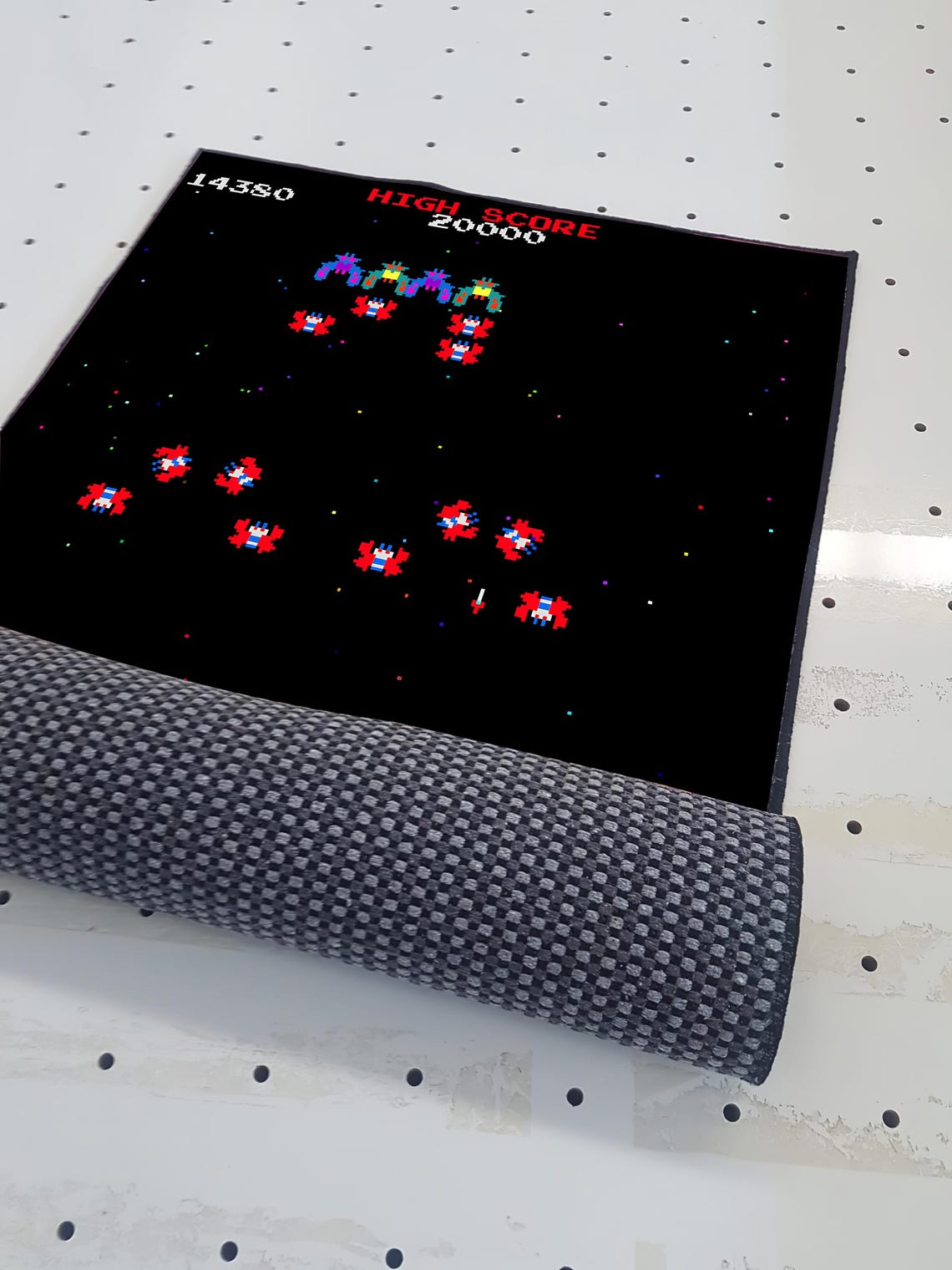 Retro Arcade Game Rug, Colorful Gaming Room Decor - Etsy