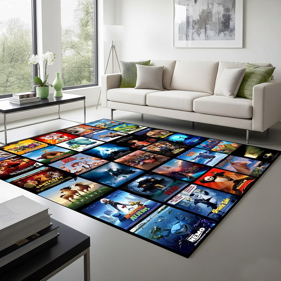 Retro Arcade Game, Colorful Gaming Room Decor, Video Game Area Rug - Etsy