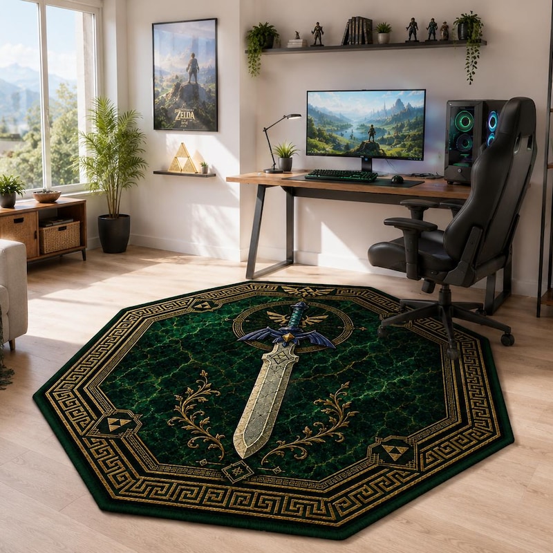 Smash Disk Rug Game Disc Rug - Etsy
