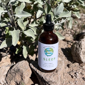 Organic Herbal Sleep Tincture – Valerian, Lemon Balm, Chamomile