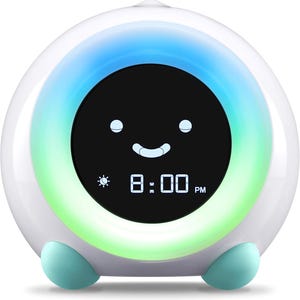 Mella: Kids Alarm Clock, Ready to Rise Children'S Sleep Trainer, Night Light, Sound Machine and OK to Wake for Toddlers and Kids - Arctic Bl