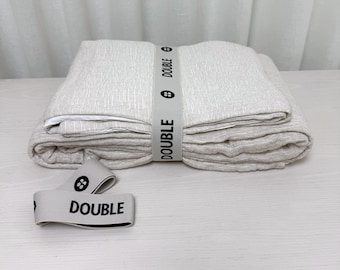 DOUBLE Bed Sheet Set Organiser Band x2 - Organised linen storage for a tidy closet. Identify, keep bedsheets tidy with elastic label straps