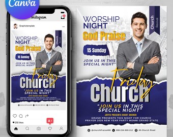 Church Flyers | Divine Rise Flyer | Holy Flyer | Holy Church Flyer | Glory Rise Flyer | Hope Flyer | Worship Awakening | Canva Flyers | PDF