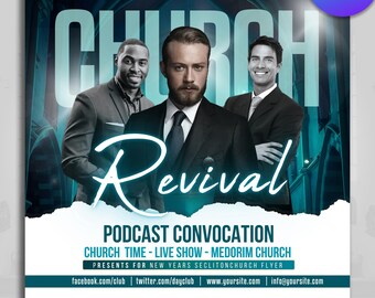 Church Flyers, Canva Flyers, Worship Flyers, Church Conference, Church Social Media Template, Revival Posters, Church Revival, Gospel Flyers