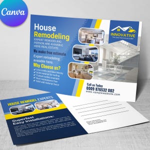 Faire-part pour agent immobilier, envois à domicile, conception de cartes postales, cartes d'agent immobilier, publipostage, promotion de propriété, fiche produit, cartes d'investisseur, cartes d'agent