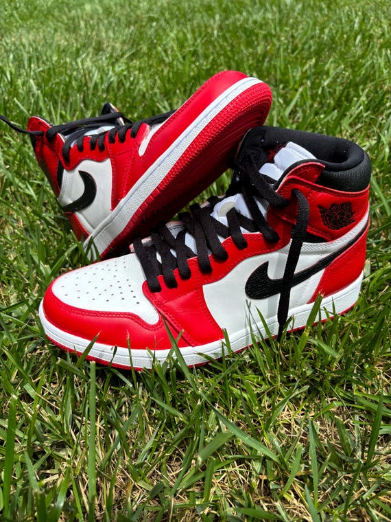 ナイキエアジョーダン1ハイ ヘリテージ シカゴ カスタム エア