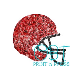 Lettertype helm met pailletten Afdrukbare png-bestanden
