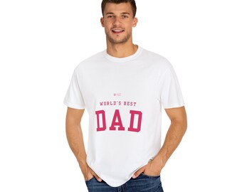 World's Best Dad T-Shirt | Perfect for Father's Day, Birthday Gift, Dad Appreciation, Casual Wear, Family Gatherings, Gift from Kids