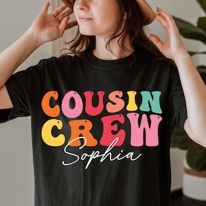 Personalized Groovy Cousin Crew SVG PNG EPS | Custom Matching Cousins Png Svg | Cousin Trip Svg Png | Cousin Crew Design Svg Png