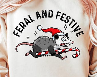 Zarigüeya navideña PNG, Navidad divertida PNG, Zarigüeya navideña divertida PNG, Zarigüeya de Papá Noel PNG, Zarigüeya navideña PNG, Navidad retro PNG