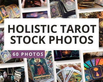 Holistiska Tarot-stockbilder: Andliga bilder (digital nedladdning)