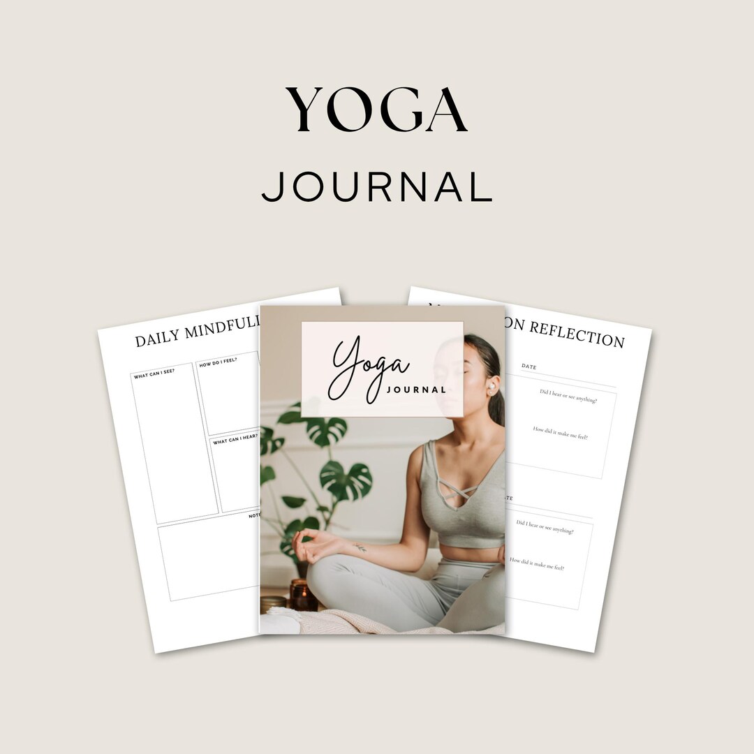 Yoga Journal – Mindful Practice Tracker & Self-reflection Workbook - Etsy