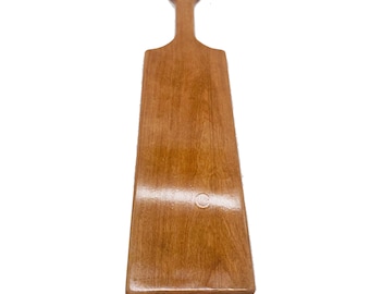 Hardwood Charcuterie Board Paddle | Handmade Wood Serving Board | Artisan Cheese Board | Housewarming Gift | Wedding Present