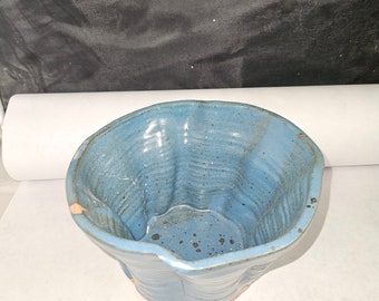 Blue Wavy Bowl