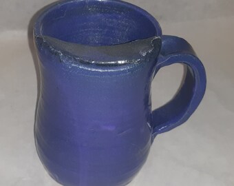 Mustache Mug Blue 12 ounces