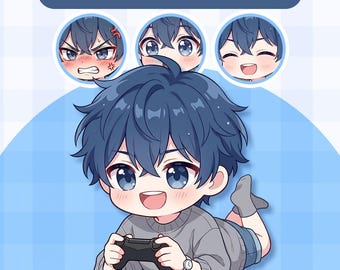 Custom PNGTuber Avatar Full Body, Veadotube Ready