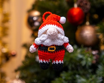 Santa Gnome Crochet Pattern PDF Christmas tree gnome, Amigurumi Santa Tree Gnome, Christmas Gnome Crochet Patterns