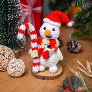 Crochet Snowman Christmas corchet Pattern, Holiday Crochet, Gifting, Crochet Decor, Rustic Farmhouse Snowman, Christmas Crochet