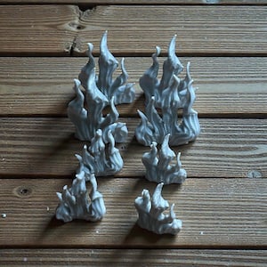 TTRPG Tabletop DND Fire Token Minatures Roleplaying Pathfinder