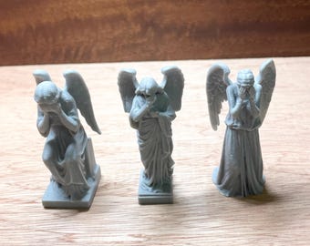 Weeping Angel Statue Dnd Miniatures Compatible With 28mm 32mm