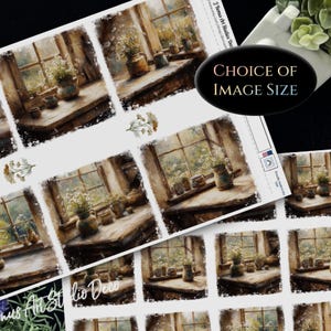 Decoupage Rice Paper (A4) Small DIY Craft Project, Rustic Country, 270