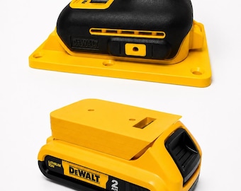 Dewalt 20V Battery Holder Wall Mount | 3D Printed Tool Holder | Garage Workshop Organizer