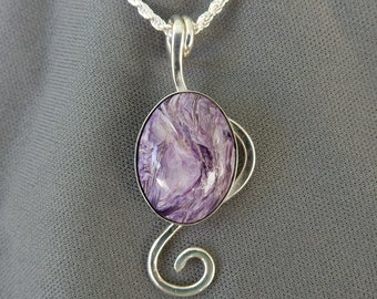 Charoite pendant