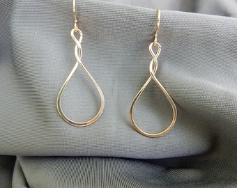 Tear Drop Earrings 14 K Gold Filled