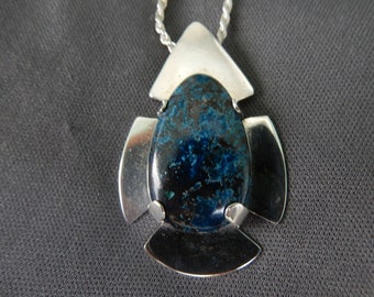 Azurite pendant