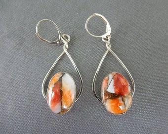 Oyster shell earrings