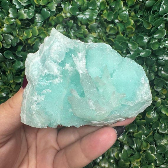 Raw Blue Aragonite Specimen | Metaphysical Crystal Gift