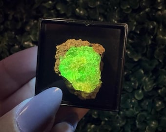 Rare Hyalite Opal Specimen | UV Reactive Crystal