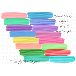 PNG-clipartlabels Aquarel penseelstreken Foto-overlay Digitale download