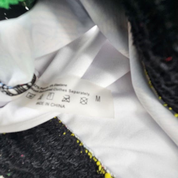 Abstract Colorful Mosaic Boho Sequin Festival Bin… - image 7