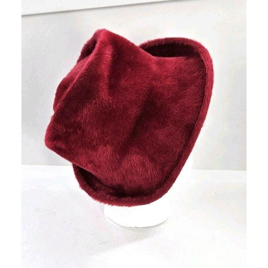 Vtg Brunschwig Womens Cloche Fedora Fancy Dress Hat Red Faux Fur Switzerland 7 M Vtg Brunschwig Womens Cloche Fedora Fancy Dress Hat Red Faux  main image 2