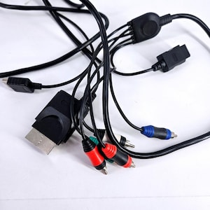 Universell multikonsolkomponent AV-kabel för PS2 PS3 Xbox 360 Wii Svart