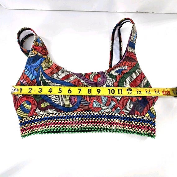 Abstract Colorful Mosaic Boho Sequin Festival Bin… - image 8