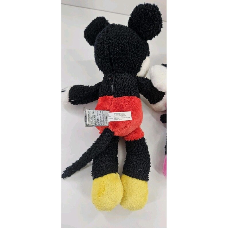 Vtg Lot Mickey & Minnie Mouse 13" Fleece Plush Gotta Get Gund Disney Store *see image 8
