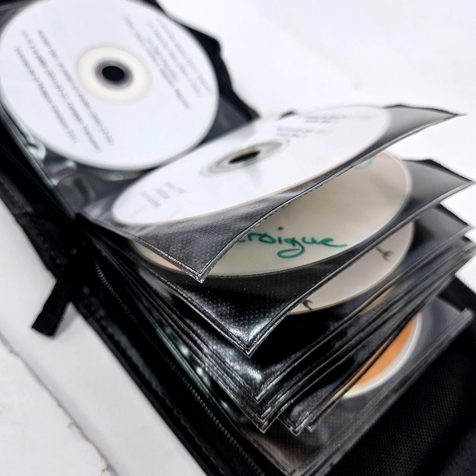 Leather cd dvd case - Etsy 日本