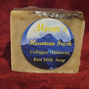 Collagen + Hibiscus Ricemilk Soap
