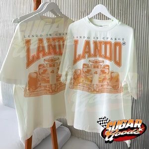 Lando Norris McLaren Racing Tee: Vintage F1 Graphic Shirt