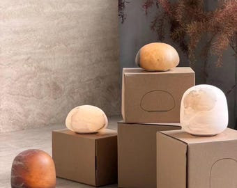 Draagbare albasten lamp – draadloos nachtlampje
