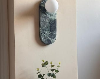 大理石の壁掛け照明器具（複数種類あり）、モダンミニマリスト手作り壁掛け照明器具、壁ランプ、壁掛けアートストーンウェア壁掛け照明器具、マーロウ・エロング