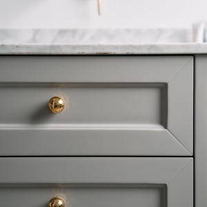 Sphere Brass knob, Round Knobs, Dresser Knobs,Bathroom Knob, Ball Knobs with Hammered pattern
