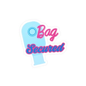 Adesivos de vinil com corte seguro para bolsa de humor de ostomia, adesivos engraçados de ostomia, adesivos médicos, acessórios para bolsa de estoma de colostomia