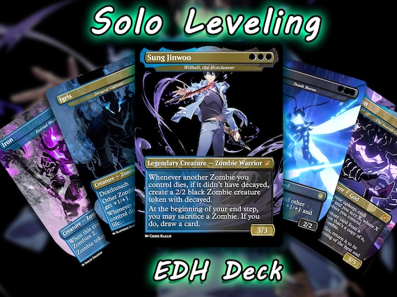 Solo Leveling Zombie Tribal Deck - Etsy