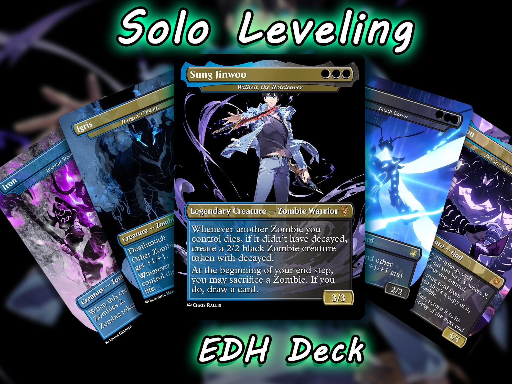 Solo Leveling Zombie Tribal Deck - Etsy